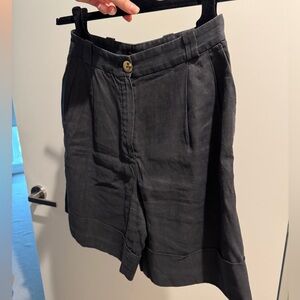 Massimo Dutti Black Women's Shorts